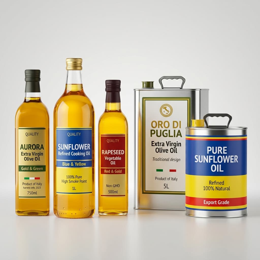 Pure Edible Cooking Oils